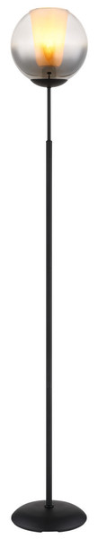 Globo Barry E27 Stehleuchte 40W Schwarz Matt, Metall Ø25cm 15749S