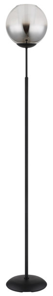 Globo Barry E27 Stehleuchte 40W Schwarz Matt, Metall Ø25cm 15749S