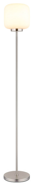 Globo Kladora E27 Stehleuchte 10W Nickel Matt, Metall Ø24cm 15772S