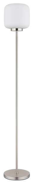 Globo Kladora E27 Stehleuchte 10W Nickel Matt, Metall Ø24cm 15772S