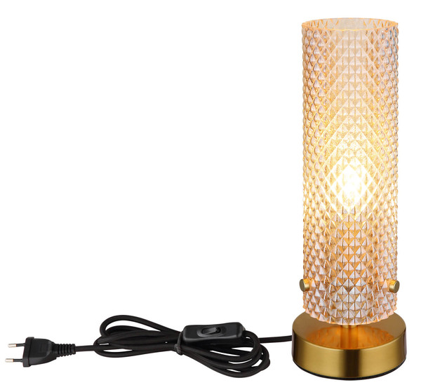 Globo Karolo E14 Tischleuchte 40W Goldfarben, Metall Ø8cm 15775T
