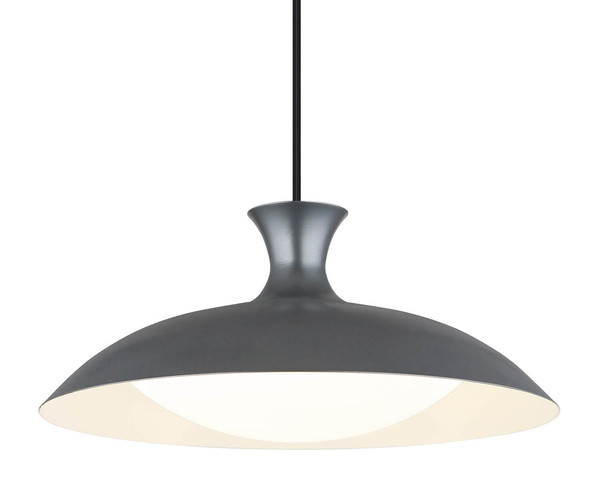 Globo Rocha LED Hängeleuchte 18W CCT Grau Matt, Metall Memoryfunktion Ø40cm 15781G