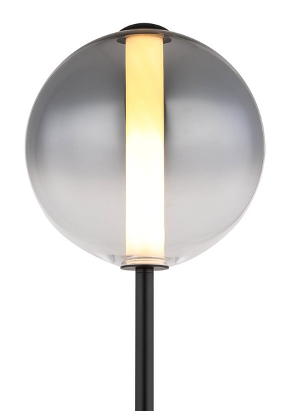 Globo Lacy LED Stehleuchte 19W Warmweiß Schwarz Matt, Metall Ø25cm 15798S