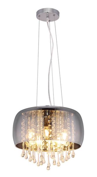 Globo Kalla E14 Hängeleuchte 5-fach Verchromt, Metall Ø35cm 15809H