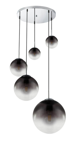 Globo Varus E27 Hängeleuchte 3-fach 40W Verchromt, Metall 150cm 15861-5