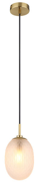 Globo Devin E14 Hängeleuchte 40W Goldfarben Matt, Metall Ø15cm 15899H2