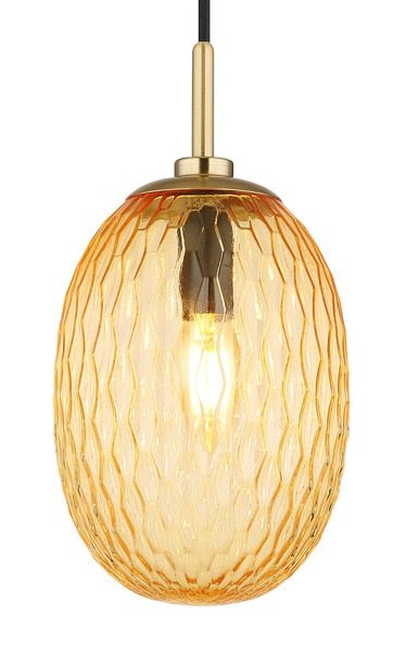 Globo Devin E14 Hängeleuchte 40W Goldfarben Matt, Metall Ø15cm 15899H