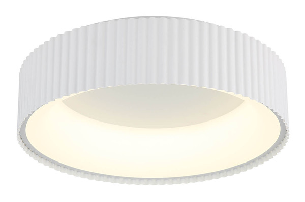 Globo Kemp LED Deckenleuchte 45W CCT Weiß Matt, Metall Memoryfunktion Ø46cm 15924DW