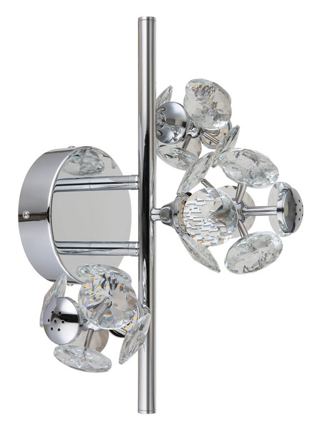 Globo Virina LED Wandleuchte 18W Warmweiß Verchromt, Metall 27cm 16047-3WC