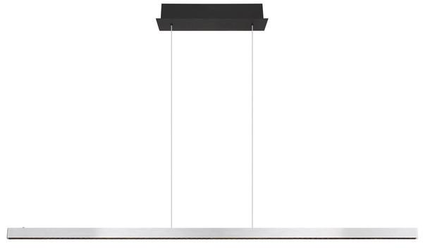 Globo Dentsy LED Hängeleuchte 53W Neutralweiß Schwarz Matt, Metall Memoryfunktion 120cm 17013H1