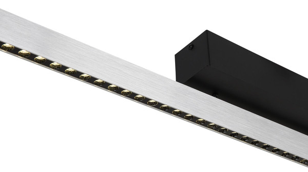 Globo Dentsy LED Hängeleuchte 53W Neutralweiß Schwarz Matt, Metall Memoryfunktion 120cm 17013H1