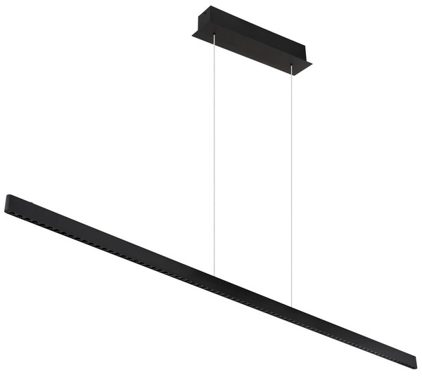 Globo Dentsy LED Hängeleuchte 53W Neutralweiß Schwarz Matt, Metall Memoryfunktion 120cm 17013H1B