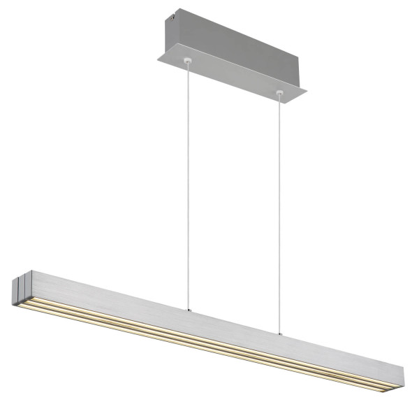 Globo Ethan LED Hängeleuchte 39W CCT Aluminium Gebürstet Memoryfunktion 150cm 17016A