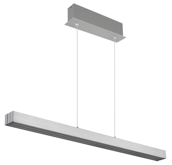 Globo Ethan LED Hängeleuchte 39W CCT Aluminium Gebürstet Memoryfunktion 150cm 17016A