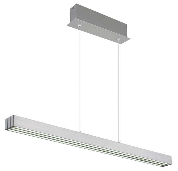 Globo Ethan LED Hängeleuchte 39W CCT Aluminium Gebürstet Memoryfunktion 150cm 17016A