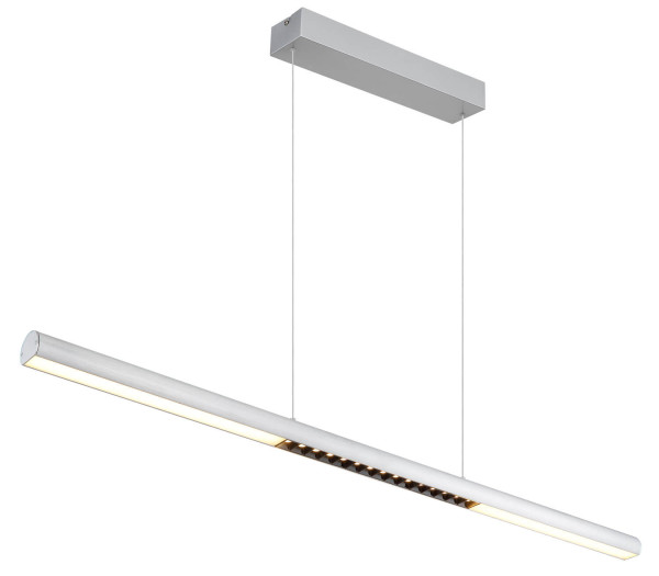 Globo Cody LED Hängeleuchte 24W Warmweiß Gebürstet, Aluminium 150cm 17018A