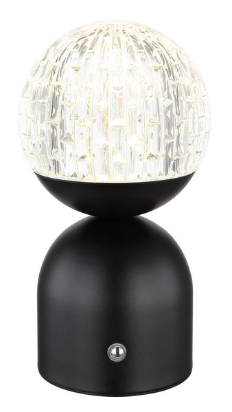 Globo Julsy LED Tischleuchte 2,50W CCT Schwarz Matt, Metall Ø10,5cm 21007S
