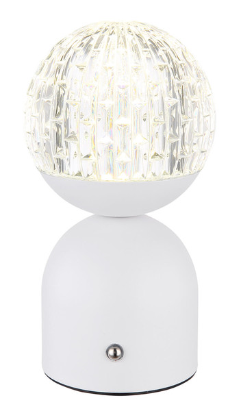 Globo Julsy LED Tischleuchte 2,50W CCT Weiß Matt, Metall Ø10,5cm 21007W