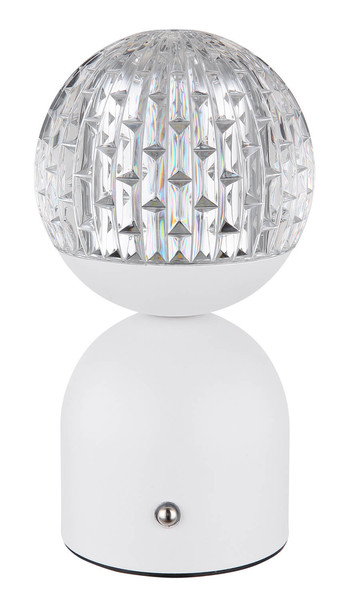 Globo Julsy LED Tischleuchte 2,50W CCT Weiß Matt, Metall Ø10,5cm 21007W