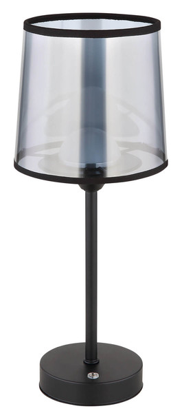 Globo Lunki LED Tischleuchte 2,50W CCT Schwarz Matt, Metall Memoryfunktion Ø14cm 21008S