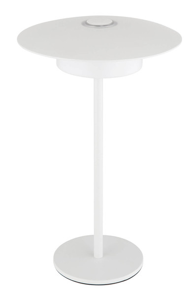 Globo Kyler LED Tischleuchte 3W CCT IP44 Weiß Matt, Metall Memoryfunktion Ø18cm 21024W