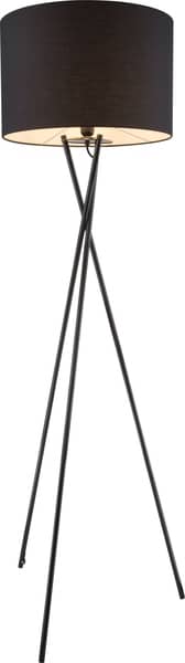Globo 24686 Gustav Stehleuchte E27 Schwarz