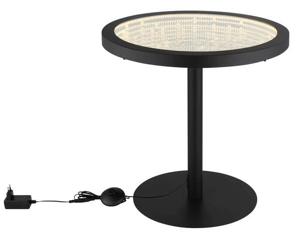 Globo Bryon LED Stehleuchte 16W Warmweiß Schwarz Matt, Metall Ø50cm 28086