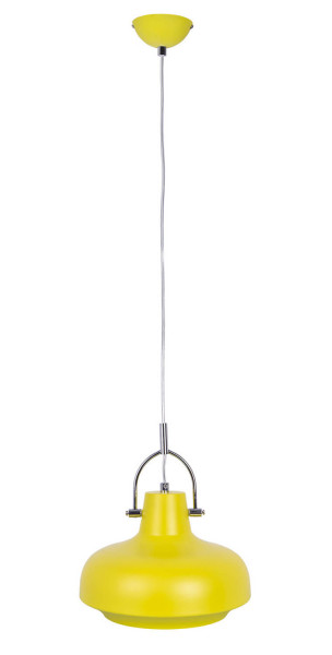 Globo Lieke E27 Hängeleuchte 40W Zitronengrün, Metall Ø26cm 30760114