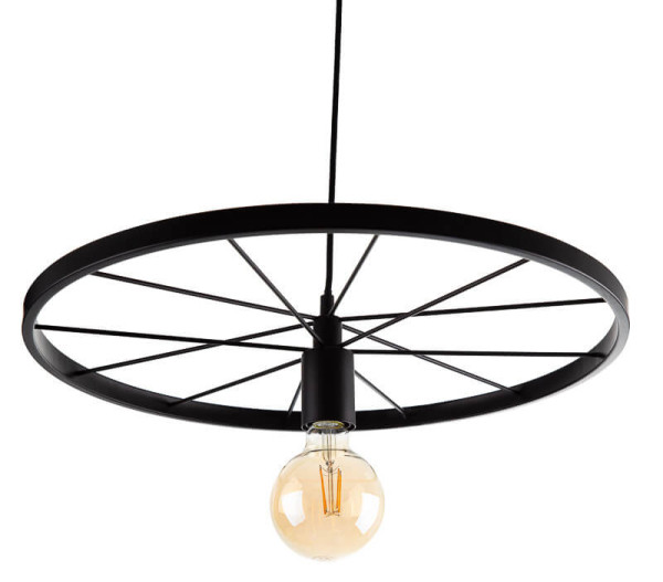 Globo Jan Hängeleuchte 40W Schwarz, Metall Ø50cm 33110108