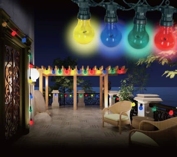 Globo 3400S Nirvana LED Lichterkette 4.5m Länge für Balkon und Garten