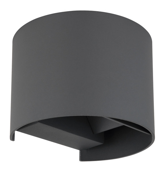 Globo Veronika LED Außenleuchte 2-fach 3W Warmweiß IP54 Anthrazit, Aluminium Druckguss 10cm 34168R