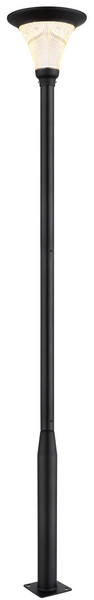 Globo Solarleuchte Aluminium Druckguss Grau, 1Xled LED Solarleuchte 8W CCT IP54 Grau Matt, Aluminium Druckguss Fernbedienung Ø42,3cm 36911