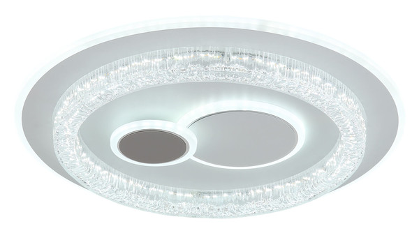 Globo Kriswall LED Deckenleuchte 48W CCT Weiß Matt, Metall Memoryfunktion Ø49,5cm 41005