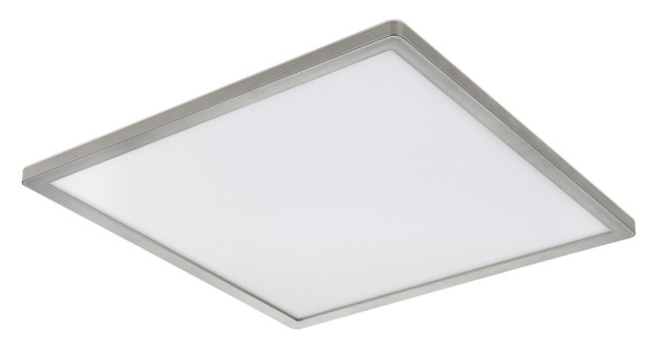 Globo Sapana LED Deckenleuchte 24W Warmweiß IP44 Nickel Matt Memoryfunktion 2,5cm 41563-24N