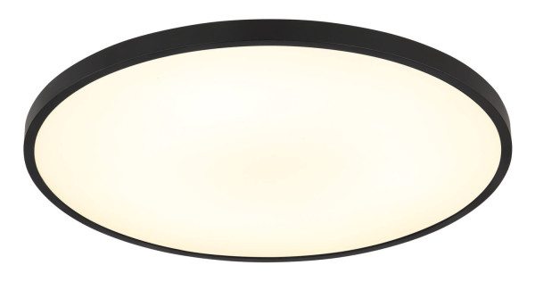 Globo Nielsen LED Deckenleuchte 32W Neutralweiß Schwarz Matt Ø40cm 41566-32S