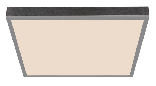 Globo Doro LED Deckenleuchte 24W CCT Silberfarben, Aluminium Fernbedienung Nachtlicht Memoryfunktion 7,5cm 416080AD2-CCT