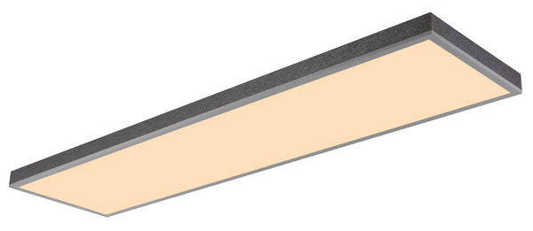 Globo Doro LED Deckenleuchte 36W CCT Silberfarben, Aluminium Fernbedienung Nachtlicht Memoryfunktion 7,5cm 416080AD5-CCT