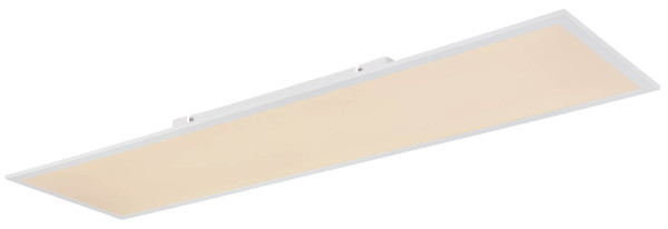 Globo Doro LED Deckenleuchte 44W CCT Weiß Matt, Aluminium Druckguss Fernbedienung Nachtlicht Memoryfunktion 7,5cm 41608D5RGBSH