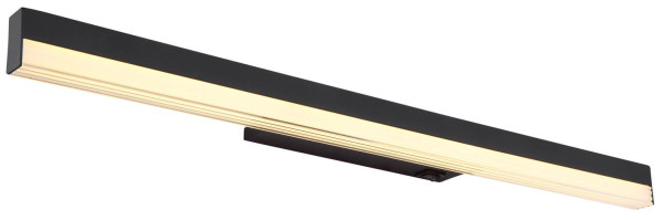 Globo Sallo LED Wandleuchte 12W CCT Schwarz Matt, Metall 4cm 41926B
