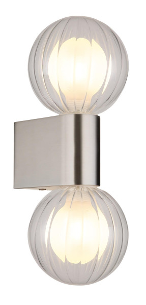 Globo Ander G9 Wandleuchte 2-fach 10W IP44 Matt, Aluminium Druckguss Ø10cm 41928-2N