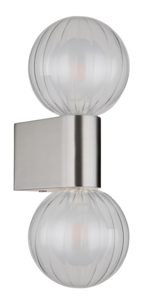 Globo Ander G9 Wandleuchte 2-fach 10W IP44 Matt, Aluminium Druckguss Ø10cm 41928-2N