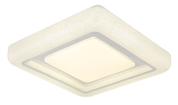 Globo Marcia LED Deckenleuchte 24W Neutralweiß Weiß, Metall 7,5cm 48293-24Q
