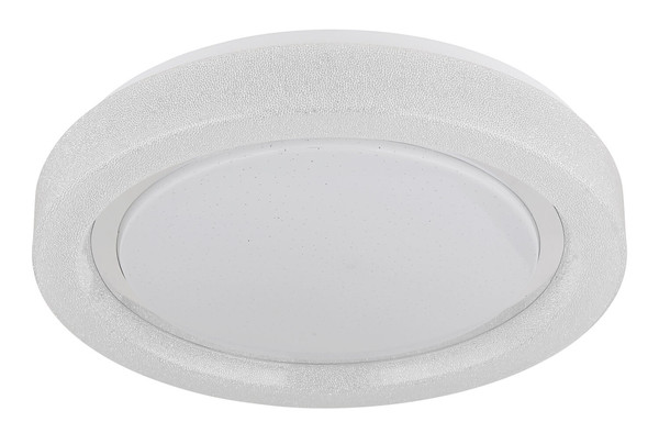 Globo Marcia LED Deckenleuchte 24W Neutralweiß Weiß, Metall Ø38cm 48293-24R