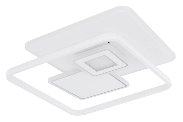 Globo Roderick LED Deckenleuchte 50W CCT Weiß Matt, Metall Fernbedienung Nachtlicht Memoryfunktion 6cm 48441-50SH