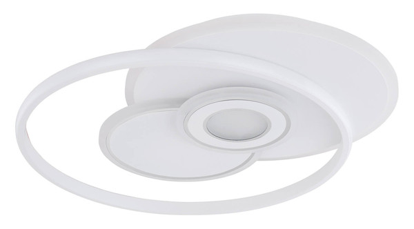 Globo Roderick LED Deckenleuchte 50W CCT Weiß Matt, Metall Fernbedienung Nachtlicht Memoryfunktion 6cm 48442-50SH