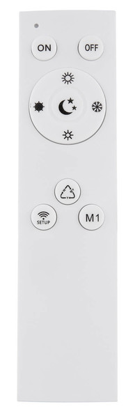Globo Roderick LED Deckenleuchte 50W CCT Weiß Matt, Metall Fernbedienung Nachtlicht Memoryfunktion 6cm 48442-50SH