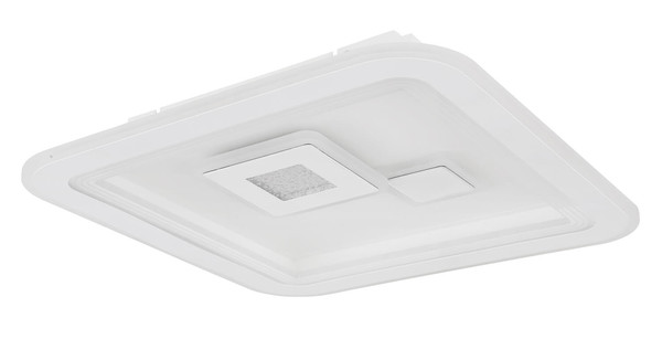 Globo Valeria LED Deckenleuchte 40W CCT Weiß, Metall Fernbedienung Nachtlicht Memoryfunktion 7,4cm 48455-40