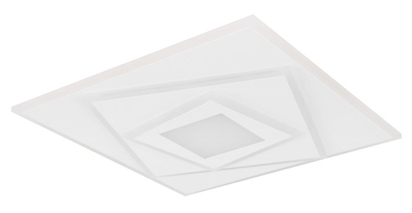 Globo Horni LED Deckenleuchte 24W Warmweiß Weiß, Metall 5,4cm 48539-24