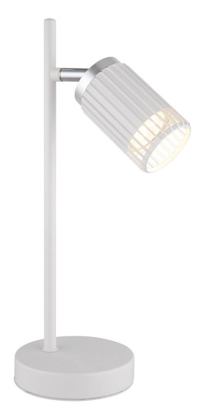 Globo Korben GU10 Tischleuchte 5W Weiß Matt, Metall Ø6cm 57906TW