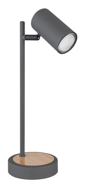 Globo Robby GU10 Tischleuchte 5W Graphit, Metall Ø5,5cm 57910TG
